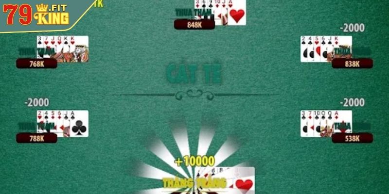 Cách tính tiền thưởng theo cách chơi bài Cát Tê online